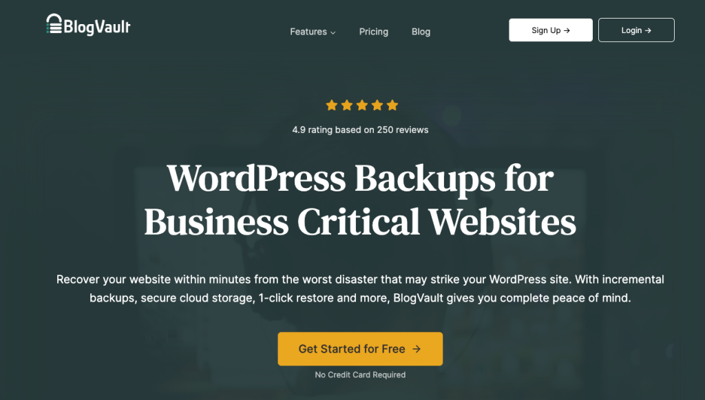 BlogVault is a comprehensive WordPress backup and security solution offering real-time backups, easy site migration, and reliable restores.